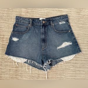 Abrand Jeans Cut Off Denim Shorts